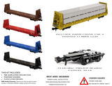 Thrall 61'-1" Bulkhead Flatcar Premium Instructions