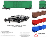 Pacific Car & Foundry 50' Insulated Boxcar Premium Instructions