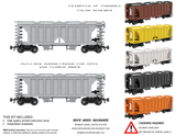 ACF 70-Ton 1958 Cu. Ft. Covered Hopper Premium Instructions