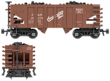 Colorado & Southern "Everywhere West" Decals for the USRA 55-Ton Hopper