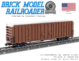 Gunderson 60' High Cube Plate F Boxcar Premium Instructions