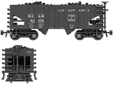 Lackawanna Decals for the USRA 55-Ton Hopper
