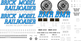 Brick Model Railroader Decals for the PCF 50' Insulated Boxcar