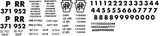 Pennsylvania Railroad "MOW, Maintenance Of Way" Decals for the G31/ACF G31a 52'-6" 70 Ton Drop-End Gondola