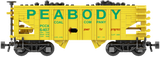Peabody Coal Decals for the USRA 55-Ton Hopper
