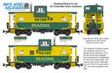 Reading Decals for the ICC Extended Vision Caboose
