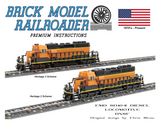 EMD SD40-2 Diesel Locomotive BNSF Premium Instructions