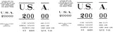 USA Railroads Decals for the USRA 55-Ton Hopper