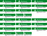 Weyerhaeuser Lumber Load Decals for the Thrall 61'-1" Bulkhead Flatcar