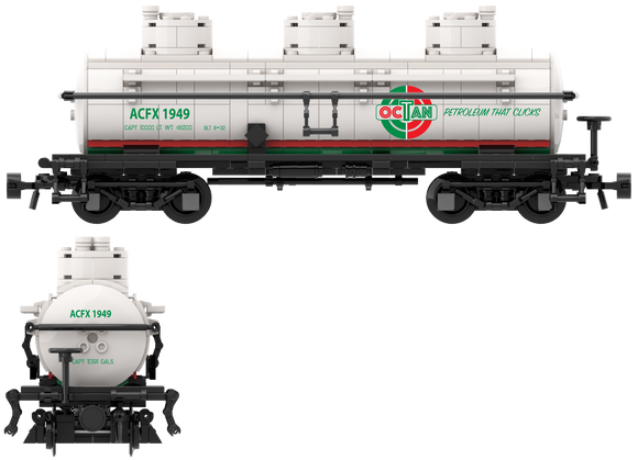 1940's, OCTAN Inspired, Decals for the ACF Type 27 Tank Car