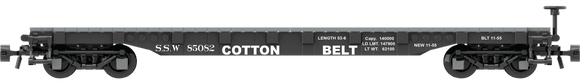 Cotton Belt Decals for the AAR 53' Flat Car