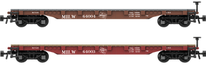 Milwaukee Road Decals for the AAR 53' Flat Car