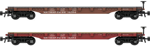 Southern Pacific Decals for the AAR 53' Flat Car
