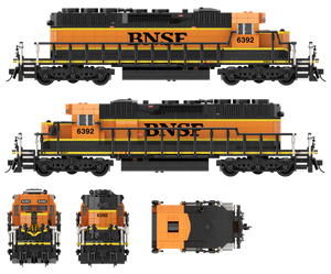 BNSF Heritage 2 Paint Scheme Decals for the SD40-2