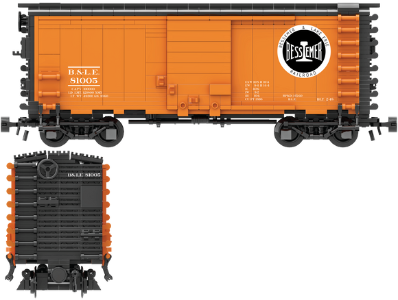 Bessemer & Lake Erie Decals for the Pullman PS-1 Boxcar