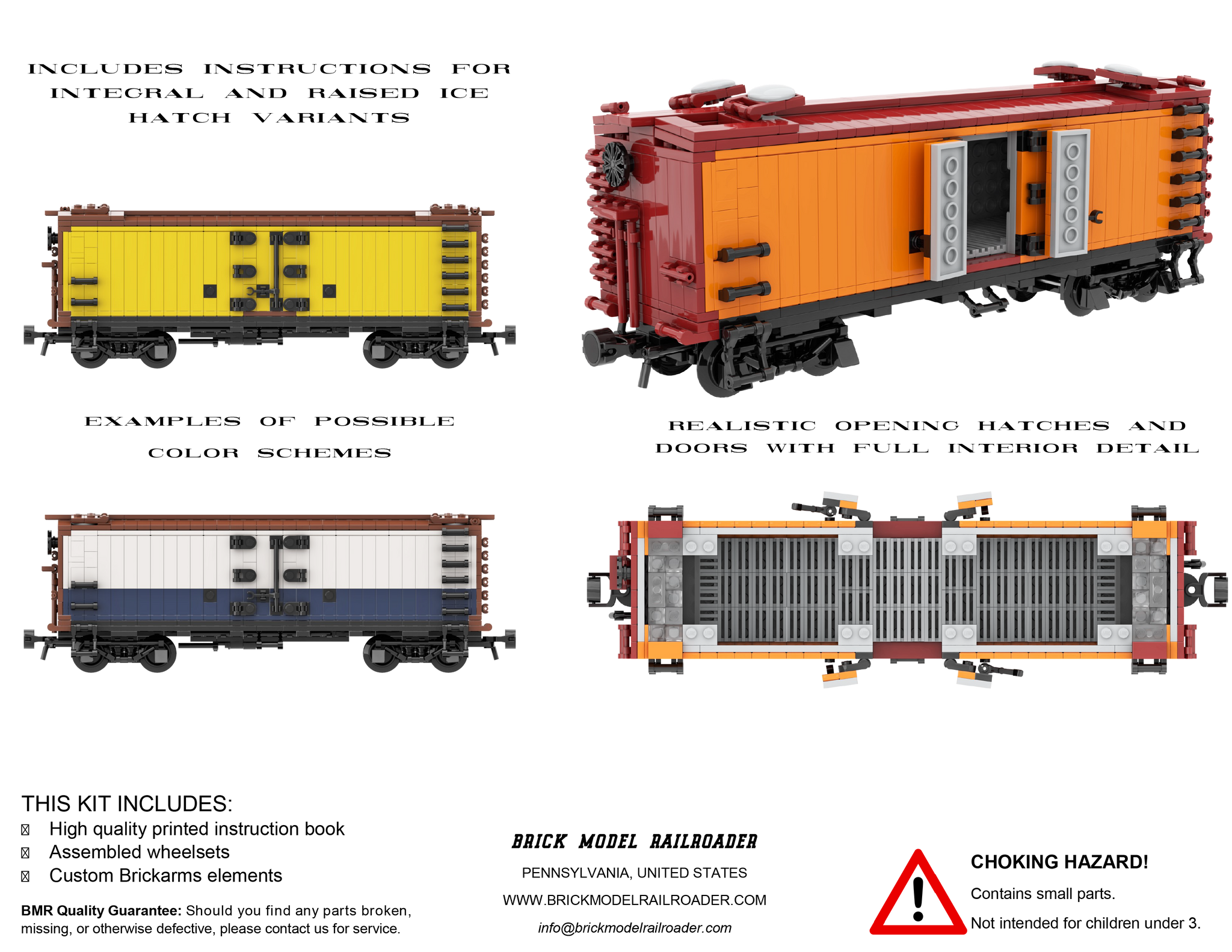 Pacific Fruit Express R-30-9 and R-40-9 Reefer Premium