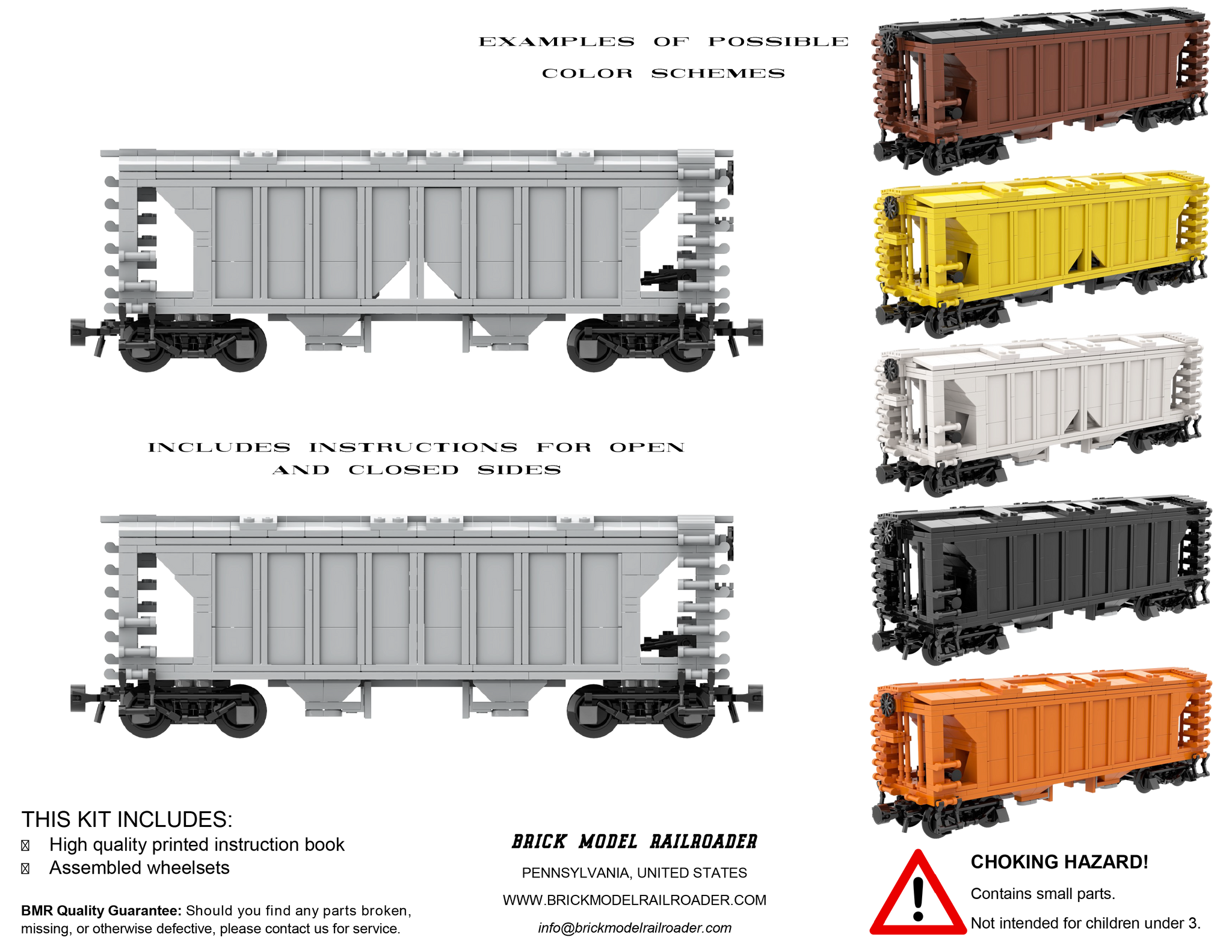 ACF 70-Ton 1958 Cu. Ft. Covered Hopper Premium Instructions