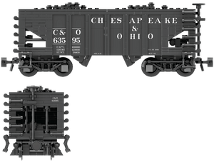 Chesapeake & Ohio Decals for the USRA 55-Ton Hopper