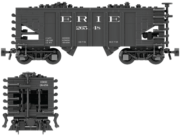 Erie Decals for USRA 55-Ton Hopper