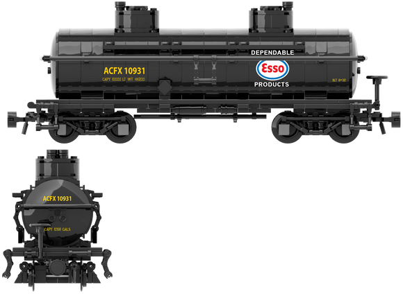 ESSO Decals for the ACF Type 27 Tank Car