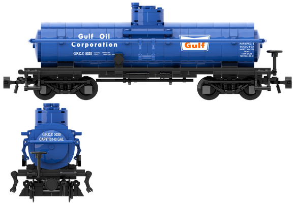Gulf Oil Decals for the ACF Type 27 Tank Car