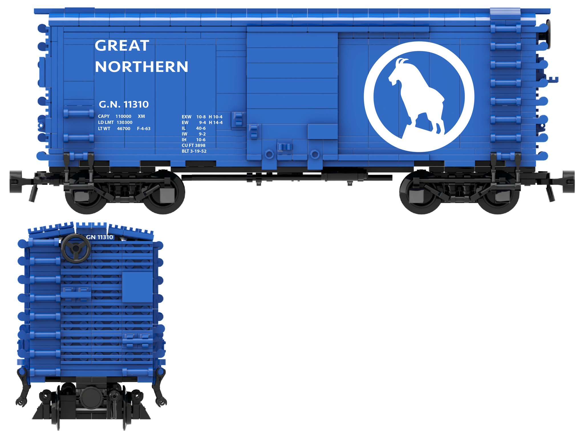 Woodland Scenics 604 HO Boxcar Dry Transfer, SF/Passenger