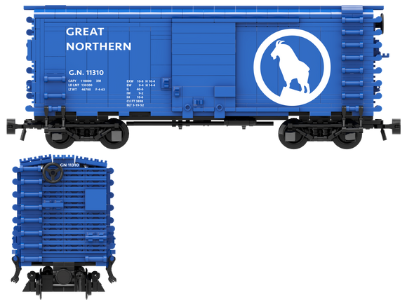 Great Northern Decals for the Pullman PS-1 Boxcar