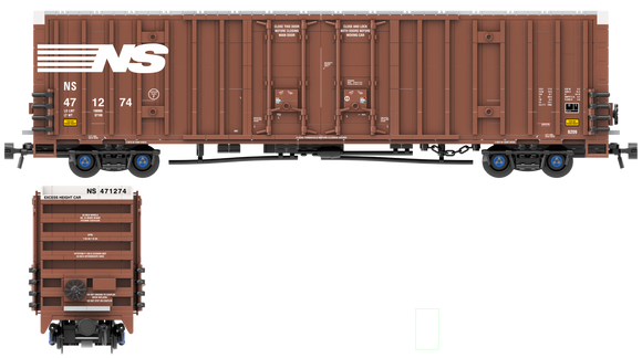 Norfolk Southern Decals for the Gunderson 60' High Cube Boxcar