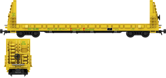 Illinois Terminal Railroad Decals for the Thrall 61'-1