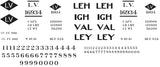 Lehigh Valley Decals for the USRA 55-Ton Hopper