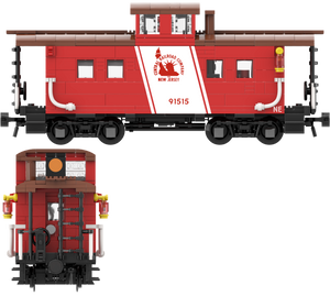 Central New Jersey "Coast Guard Scheme" Decals for the Northeastern Caboose