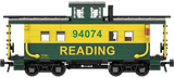 Reading "Green and Yellow Scheme" Decals for the Northeastern Caboose