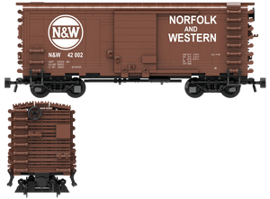 Norfolk & Western "Hamburger" Decals for the Pullman PS-1 Boxcar