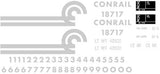 Conrail Decals for the Northeastern Caboose