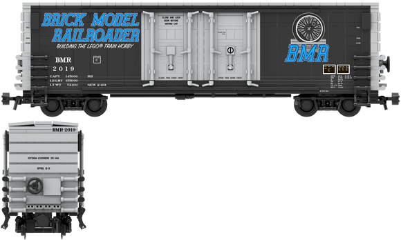 Brick Model Railroader Decals for the PCF 50' Insulated Boxcar
