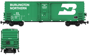 Burlington Northern Decals for the PCF 50' Insulated Boxcar
