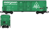 Evergreen Decals for the PCF 50' Insulated Boxcar