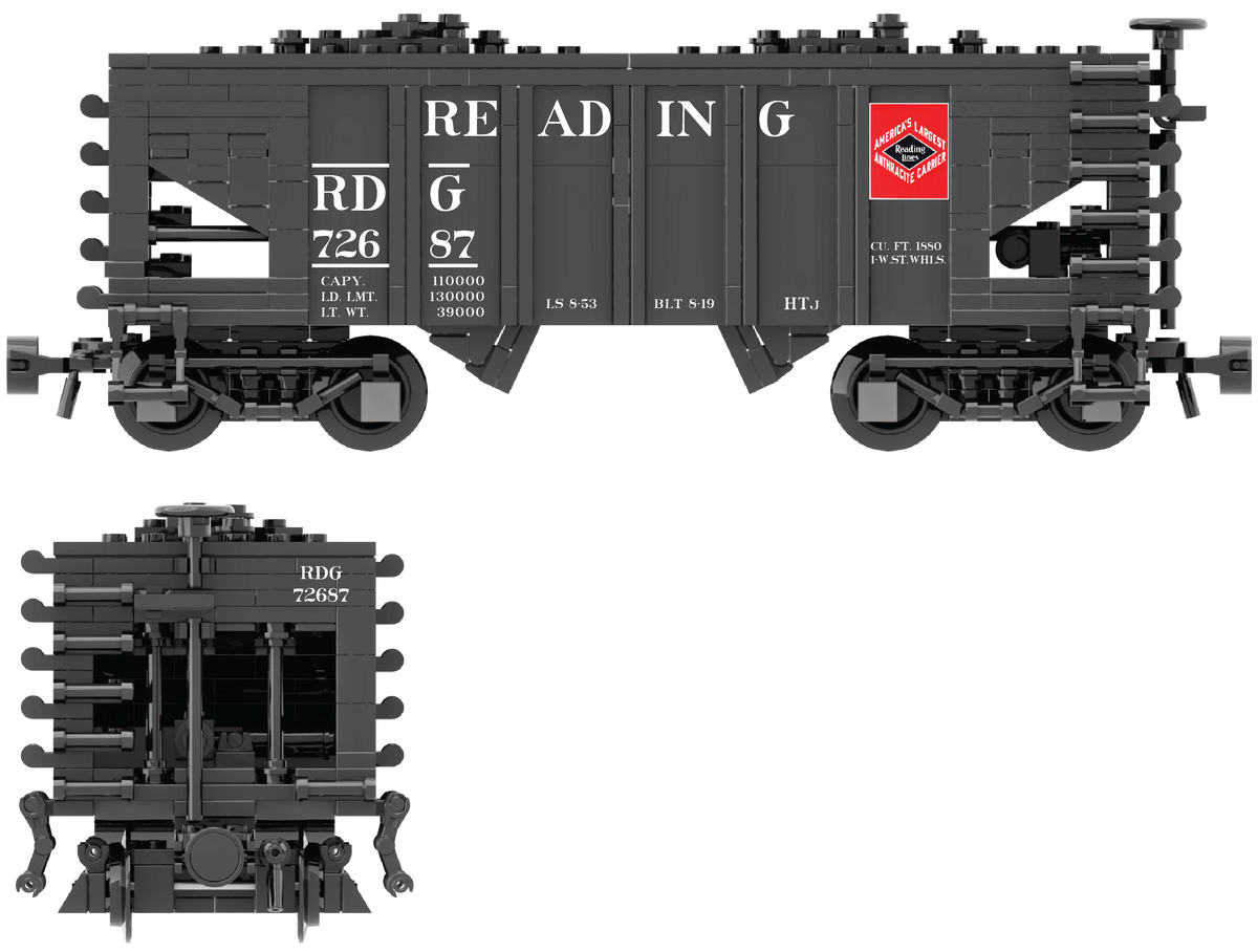 Reading Decals for the USRA 55-Ton Hopper – Brick Model Railroader