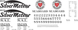 Seaboard "Silver Meteor" Decals for the Pullman PS-1 Boxcar