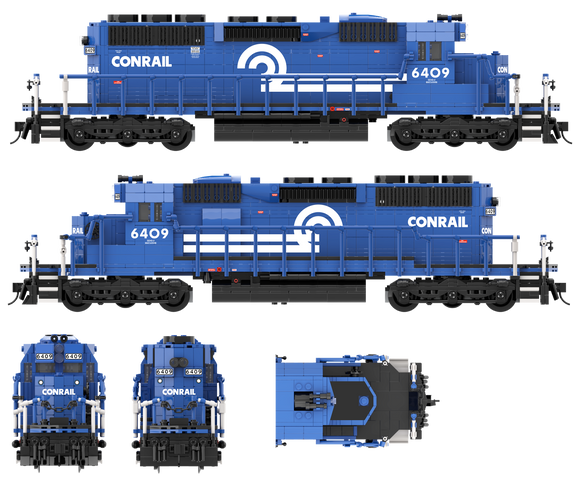 Conrail Original Paint Scheme Decals for the SD40-2