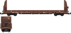 Southern Pacific Cotton Belt Decals for the Thrall 61'-1" Bulkhead Flatcar
