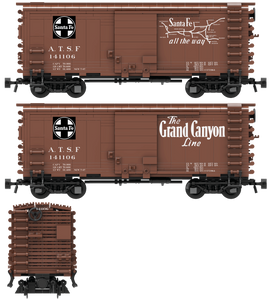 Santa Fe "Grand Canyon Line" Decals for the Pullman PS-1 Boxcar