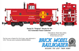 Santa Fe "Original" Decals for the ICC Extended Vision Caboose