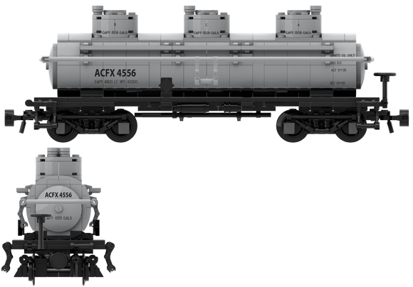 Shippers Car Line Decals for the ACF Type 27 Tank Car