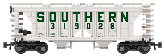 Southern Decals for the ACF 70-Ton 1958 Cu. Ft. Covered Hopper