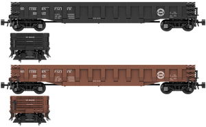 Southern Pacific "As Delivered" Decals for the ACF G31a 52'-6" 70 Ton Drop-End Gondola