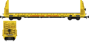 Union Pacific Decals for the Thrall 61'-1" Bulkhead Flatcar