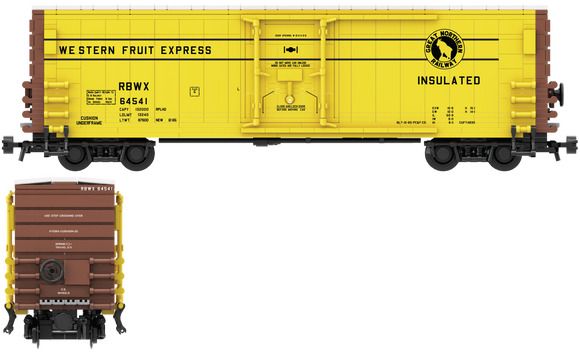 Western Fruit Express Decals for the PCF 50' Insulated Boxcar